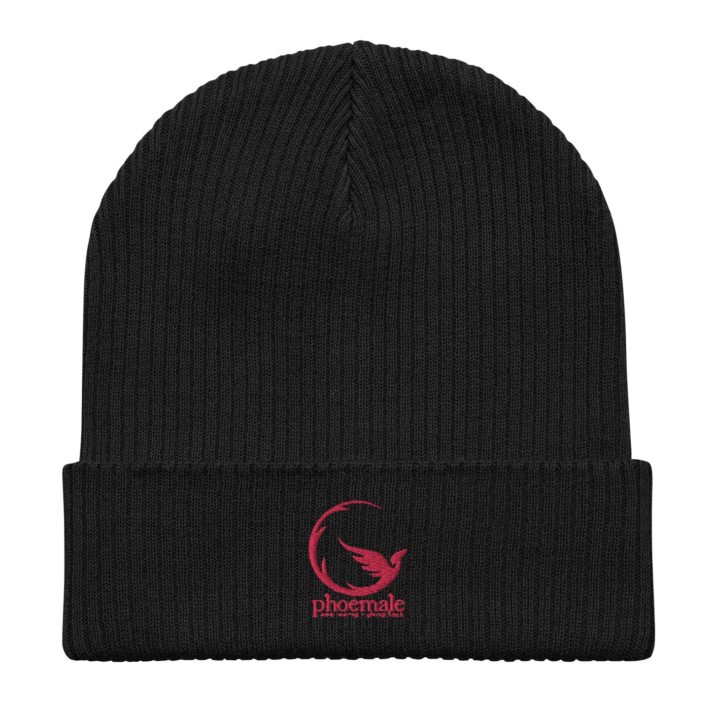 Phoemale organic ribbed beanie