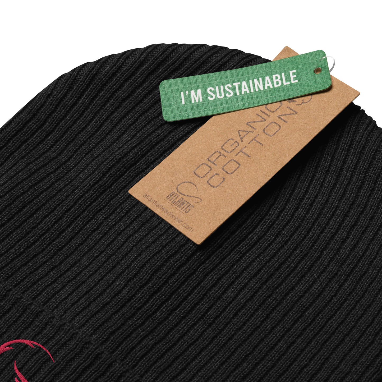 Phoemale organic ribbed beanie