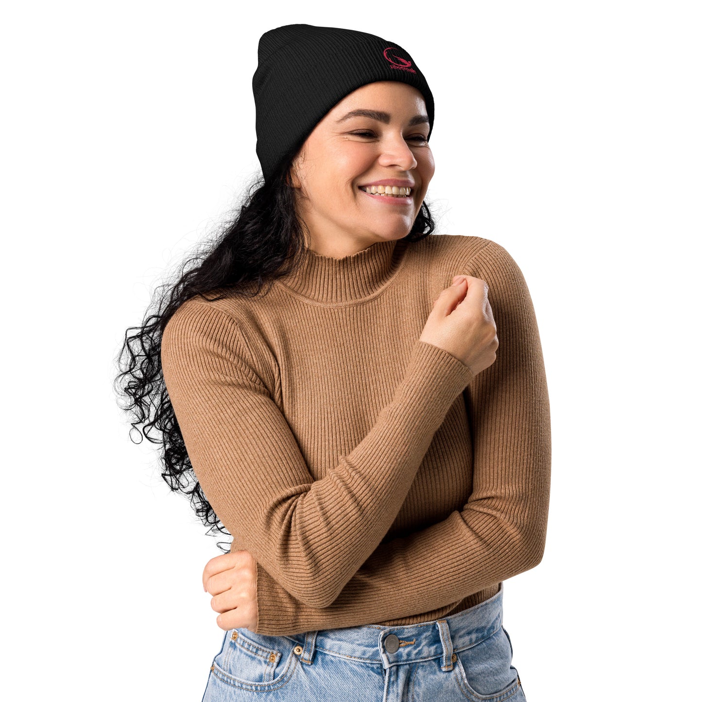 Phoemale organic ribbed beanie